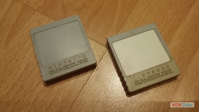 GameCube Memmory Cards
